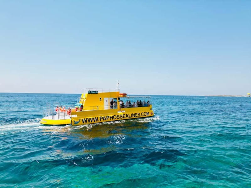 Paphos: Swim Cruise with Turtle Watching, Drinks & Aperol - The shipwreck stop: 10 minutes that still packs a lot