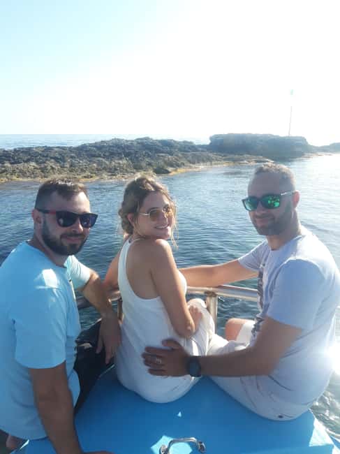 Paphos: The Yellow Glass-Bottom Boat Cruise Swim & Snorkel - The Return Cruise Along Cliffs and Hidden Coves