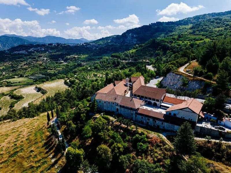 PAPHOS: Troodos Mountains "Monasteries & Villages" by coach - Kykkos Monastery: the big art and gold-icon highlight
