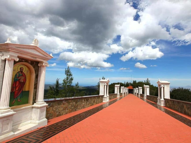 Paphos: Troodos, Omodos & Kykkos Monastery Full-Day Tour - Lambouri Winery tasting: Commandaria and Zivania