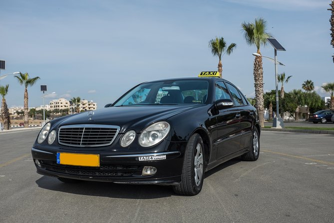 Private Transfer: Larnaca Airport to Ayia Napa 1-14 pax - English-speaking support, mobile ticket, and easy trip flow
