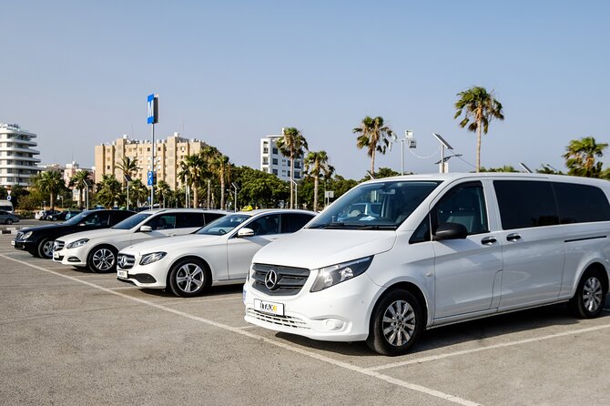Private Transfer: Larnaca Airport to Larnaca District 1-14 pax - The quick ride: what you can expect in the 15 to 25 minutes
