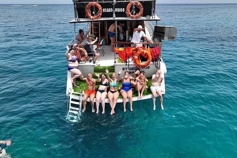 Protaras: Adults Presidents Cruise with Slide, BBQ & 1 Drink - The BBQ lunch and your included drink plan