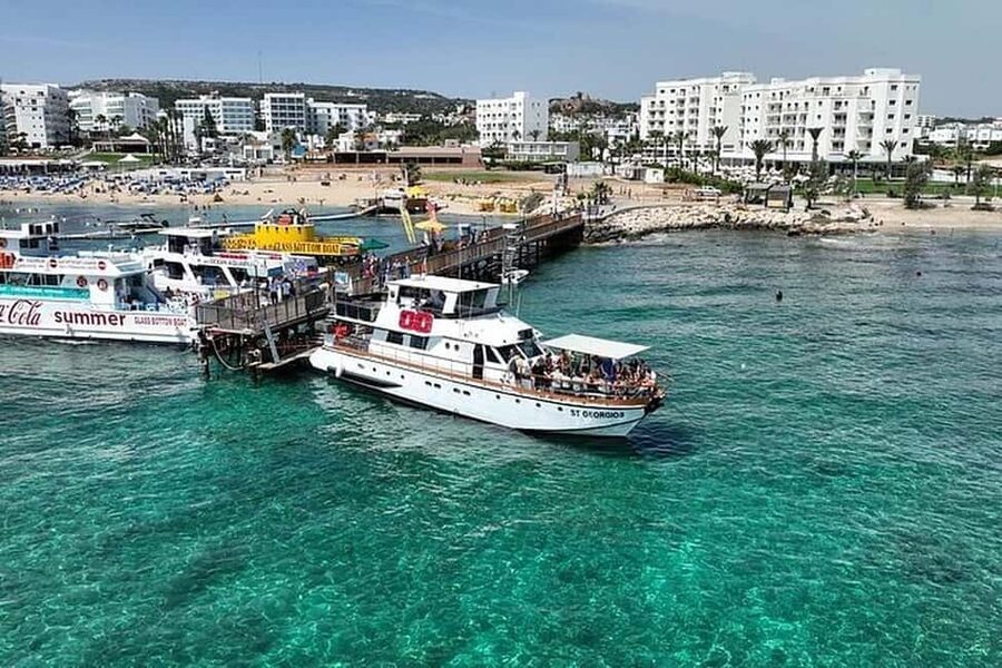 Protaras: Adults Presidents Cruise with Slide, BBQ & 1 Drink - Varosha history without turning the mood sour
