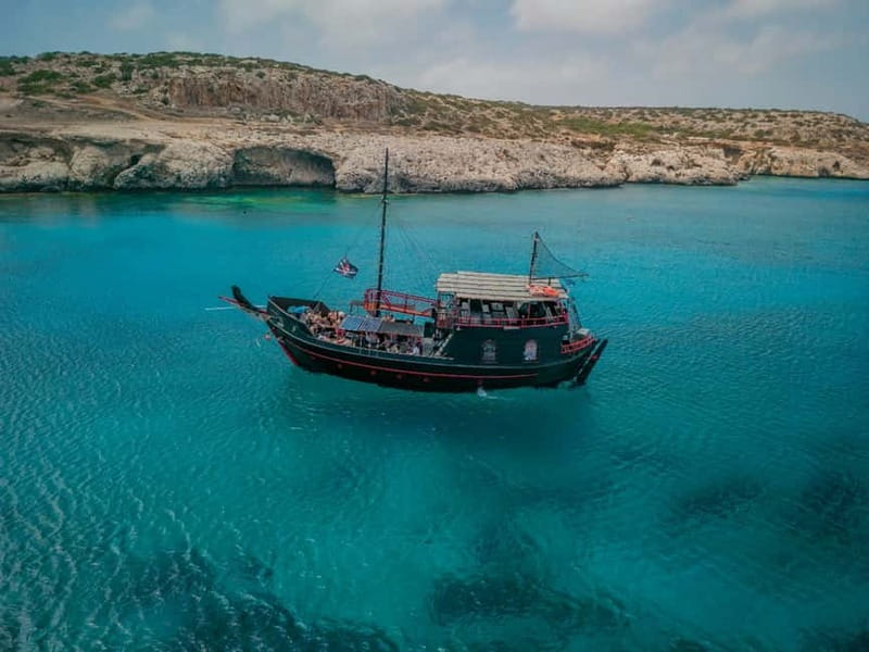 Protaras: Blue Lagoon and Turtles Pirate Cruise - Blue Lagoon Swim: Turquoise Water and 15 Minutes to Snorkel