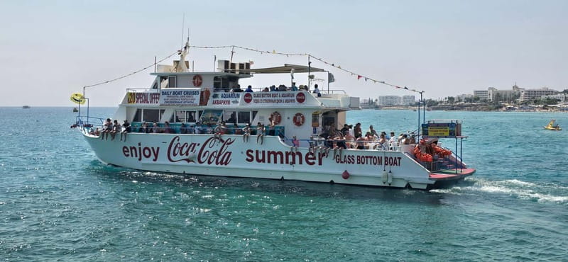 Protaras: Famagusta, Blue Lagoon and Turtle Cove Boat Trip - Cape Greco Lagoon: where the water does the talking