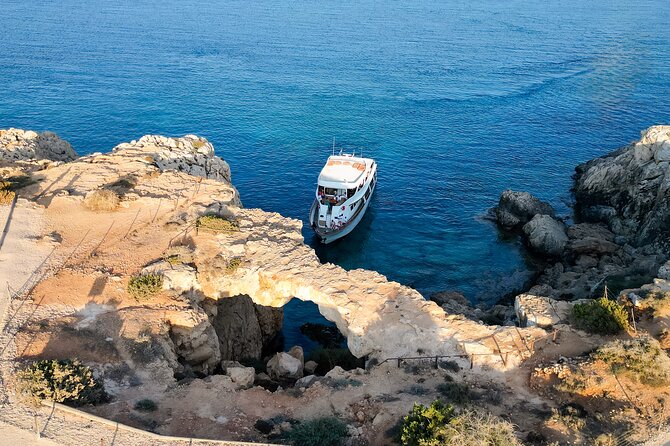 Protaras: Harmony | Luxury boat, water slide, Value Adventure - Agioi Anargyroi Chapel: Getting Up Close to the Rocks