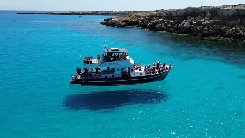 Protaras: Luxury Blue Lagoon Cruise / 3H, 2 Swim Stops - Key Points Before You Go