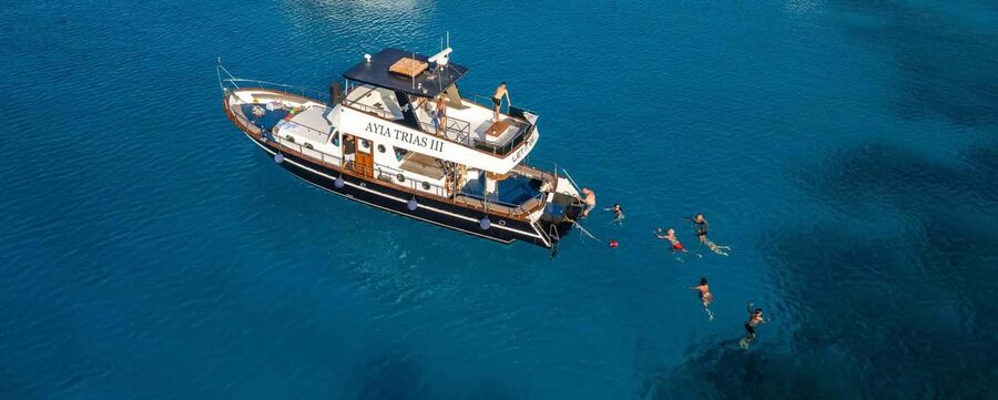 Protaras: Luxury Blue Lagoon Cruises 4H/Food/1 Drink/3 Swims - What makes the boat experience feel easy: seating, shade, toilets, and WiFi