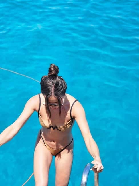Protaras: Medusa Chill-Out Cruise to Blue Lagoon & Sea Caves - The coastline playlist: Famagusta, Protaras, and the border viewpoint