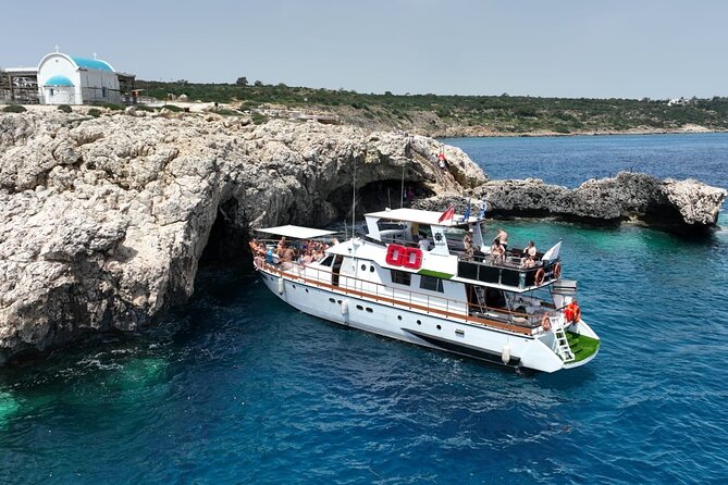 Protaras: Waterworld Value Cruise. 3 Swim Stops & slide! - Snorkeling gear, flotation aids, and the comfort of a supported swim stop