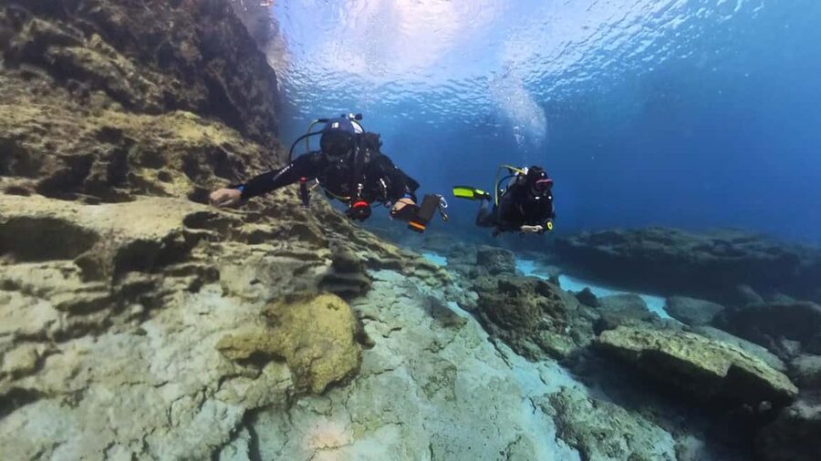 Scuba Diving - Tunnels & Caves - Cape Greco - private guided - Cape Greco tunnels and caves: what makes this underwater route special