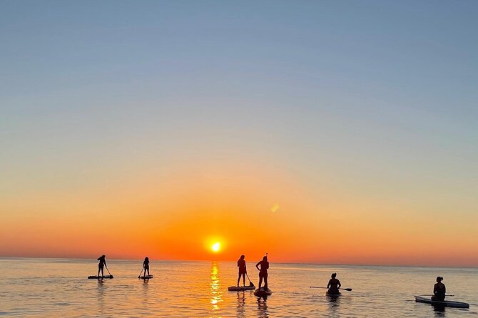 Sunrise SUP at Protaras, Green Bay - The 90-minute paddle: watching sunrise while you glide along the coast