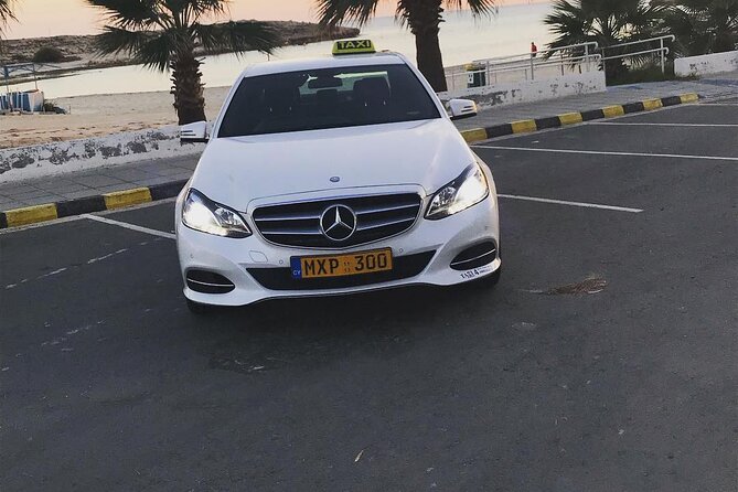 Taxi transfer from LCA airport to Ayia Napa or Ayia Napa to LCA airport - Price and value for up to 4 people