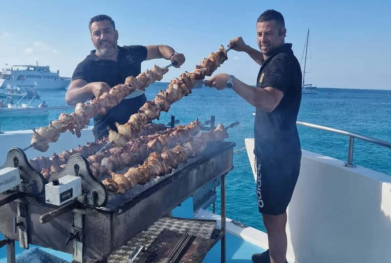 Transfers: Paphos to Latchi, BBQ & Waterslide Cruise - Boarding at Latchi Harbour and how the boat time feels