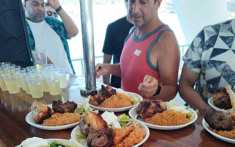 Transfers: Paphos to Latchi, BBQ & Waterslide Cruise - The half-day plan, from Paphos pickup to sunset cruise time