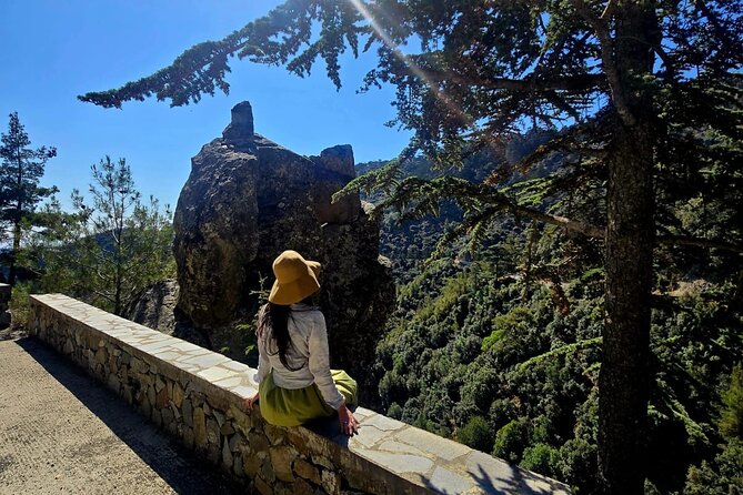 Troodos Mountains, Kykkos and Omodos Bus Tour from Paphos - Throni Shrine and Archbishop Makarios’ tomb: a short stop with big island views
