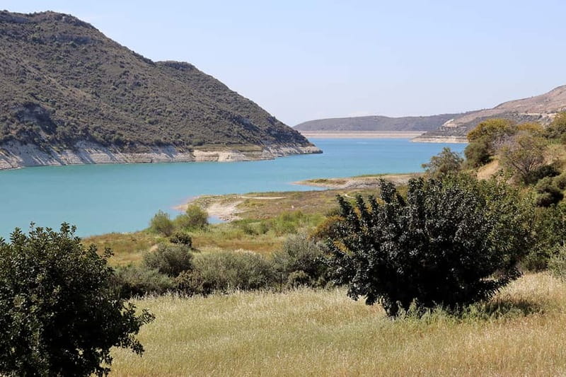 Troodos Mountains : private tour including a wine tasting - The Sunken Church of Alassa at Kouris Dam: dry-season magic you can photograph
