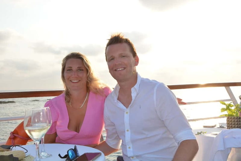 Wave Dancer Deluxe Night Cruise with Fireworks - Adults Only - Dinner On Deck: 3 Courses, Desserts Buffet, And Portions To Watch