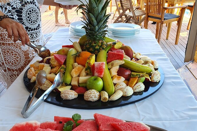 Wave Dancer Half Day BBQ Cruise - All Inclusive - Swim gear, kayaks, and how to use the stop well