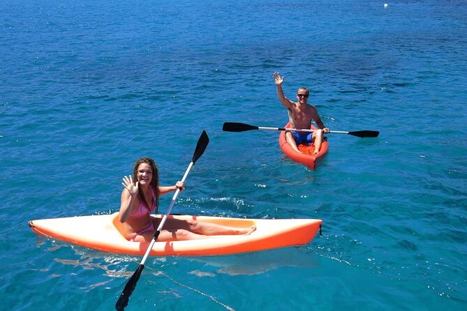 Wave Dancer Sunshine Full Day Cruise - All Inclusive - Onboard amenities: water slide, showers, and real comfort
