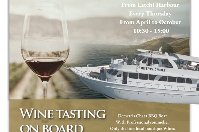 Wine tasting on-board the Demetris Chara BBQboat BlueLagoon tours - Why This Wine Tasting Feels Different From a Regular Boat Trip