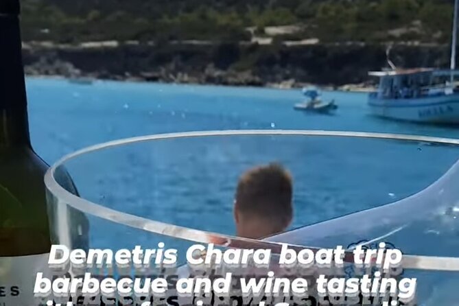 Wine tasting on-board the Demetris Chara BBQboat BlueLagoon tours - Views, Photos, and That “Crew Makes the Day” Effect