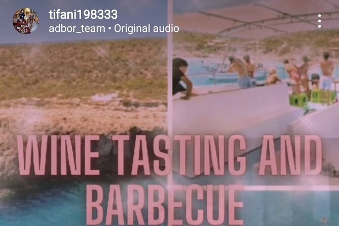 Wine tasting on-board the Demetris Chara BBQboat BlueLagoon tours - Blue Lagoon Stop: 2.5 Hours to Swim, Float, and Watch the Color Change
