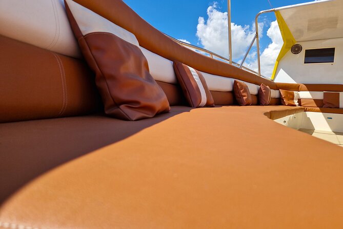 Yellow Boat Cruises: Afternoon Family Blue Lagoon & Turtle Cruise - On the water: small boat comfort, steady vibe, and gear that helps