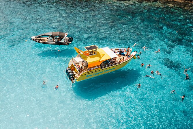 Yellow Boat Cruises: Morning Family Blue Lagoon & Turtle Cruise - Price and value for a Protaras family boat morning